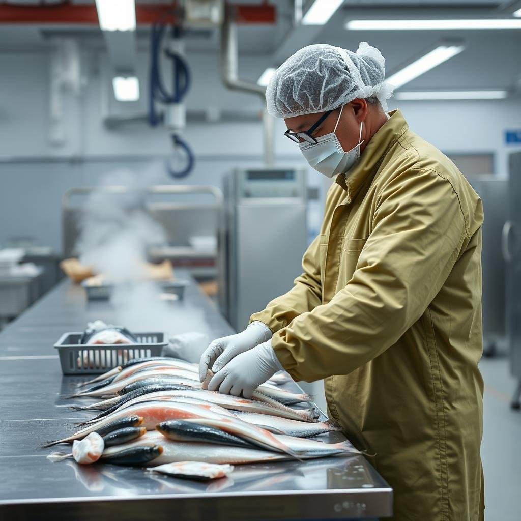 Žuvies fabriko darbuotojas 1